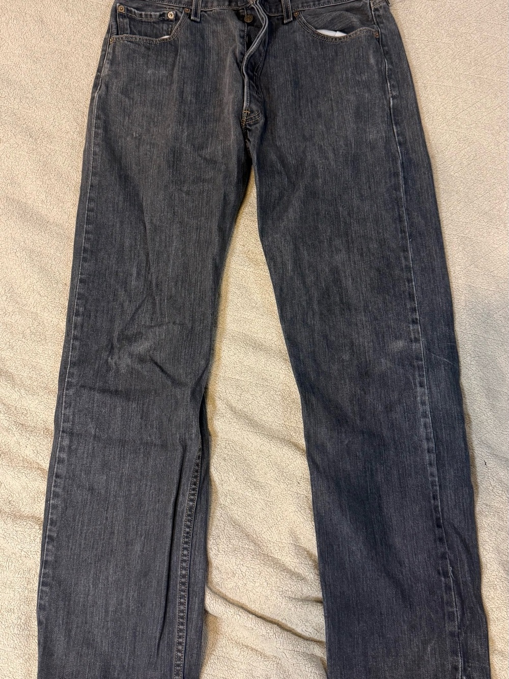 Levi's Men's Straight Jeans in Charcoal Blue